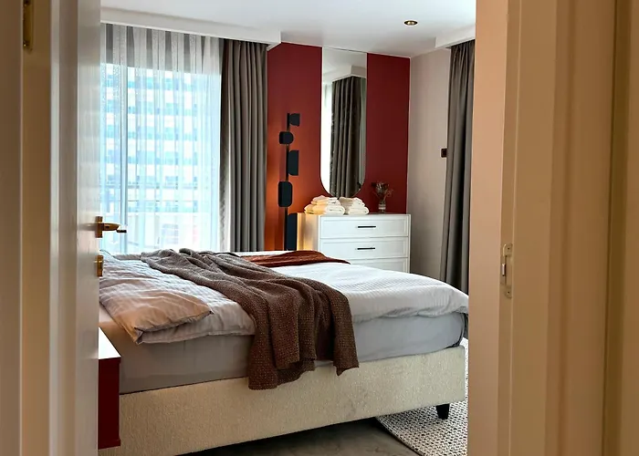 Daire Qoople Excellence B55 Designer Duplex By The Sea *
