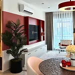Qoople Excellence B55 Designer Duplex By The Sea Apartmán Alanya